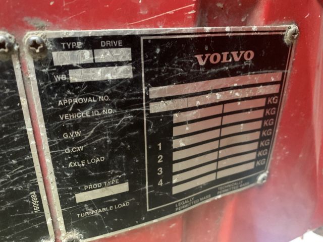 845013-25 Truck Volvo FL7 4x2 (Skylift, 227 hp, 505947 km) -1988 Rep obj