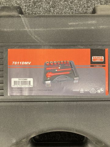 860303-3 VDE-Insulated socket set Bahco 7811DMV