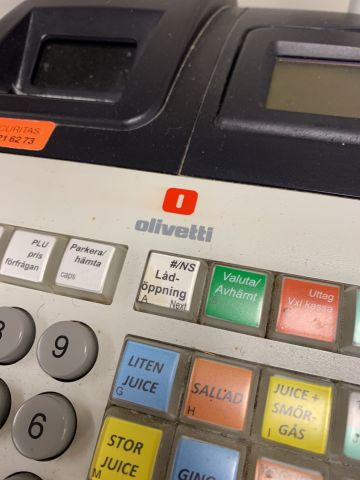 744898-4 Cash register Olivetti ECR8200 Clean Cash