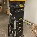 849058-3 Power hand tool 9 pieces of DeWALT with transport cart