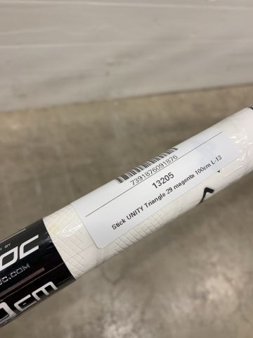 861274-6 Floorball club UNITY Triangle 29 magenta 100cm L