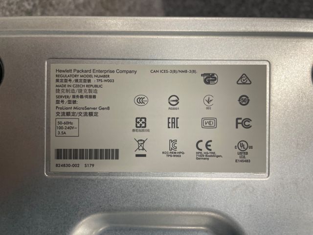 828704-14 NAS / Miniserver Synology DS918 + / HP MicroServer Gen8