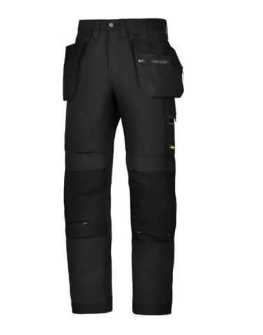 862383-1 Work trousers Snickers 6200 Holster pockets, Black, size 88