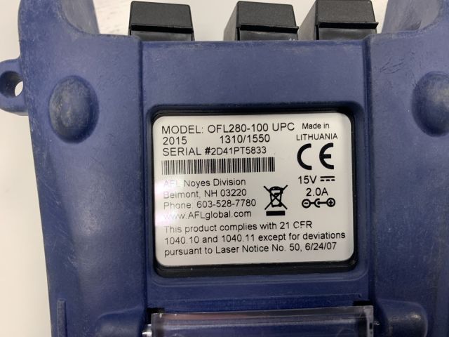 824436-4 Optical time domain reflectometer AFL Noyes OFL 280 Flex Tester