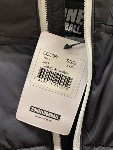 863307-3 Vinterjacka Zone PRO PARKA grey, Strl XXXL