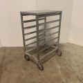862694-1 Sheet metal trolley for GN1 / 1 sheet metal approx. 60x38x90 cm 6 sheets