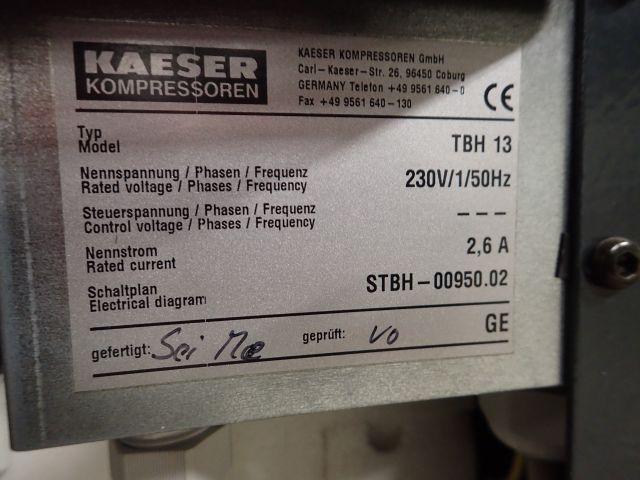 753771-11 Refrigerator Kaeser TBH 13