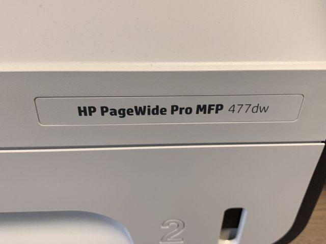 824460-2 Multifunction Printer HP PageWide Pro MFP 477dw