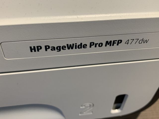 824460-5 Multifunction Printer HP PageWide Pro MFP 477dw