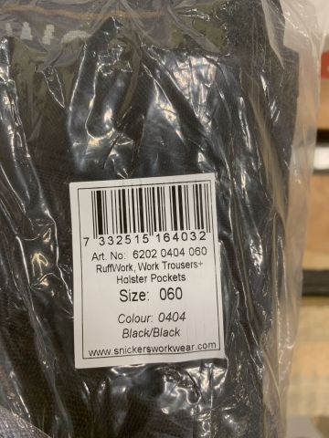 863933-2 Work trousers Snickers 6202 RuffWork, Size 60