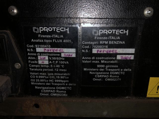 864050-6 Infrared Multigas Analyzer Protech Flux 4005