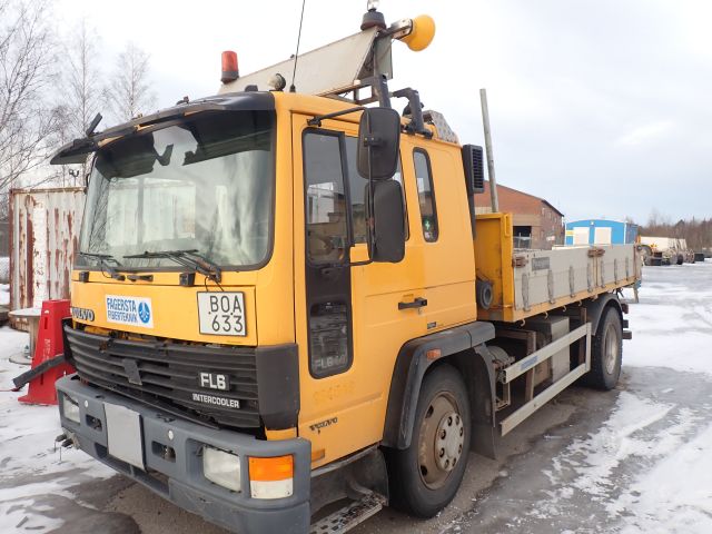 864079-1 VOLVO FL 614 4X2, 1991, 177 hp with tiltable platform