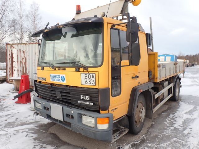 864079-6 VOLVO FL 614 4X2, 1991, 177 hp with tiltable platform