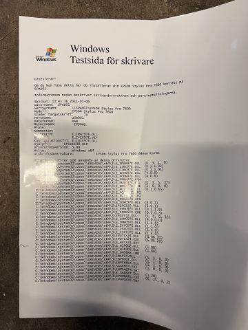 812202-6 Large format printer Epson Stylos Pro 7600