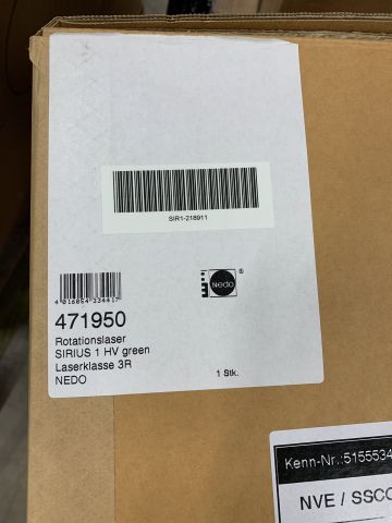 864316-2 Rotary laser Nedo SIRIUS 1 HV