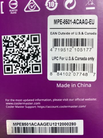 864419-3 Power supply Cooler Master MWE Gold 850 V2 PSU