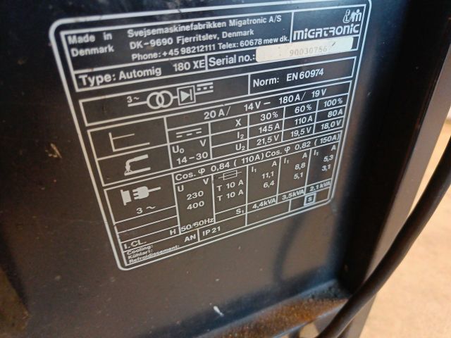 825972-13 Migsvets Mieatronic Automig 180 XE