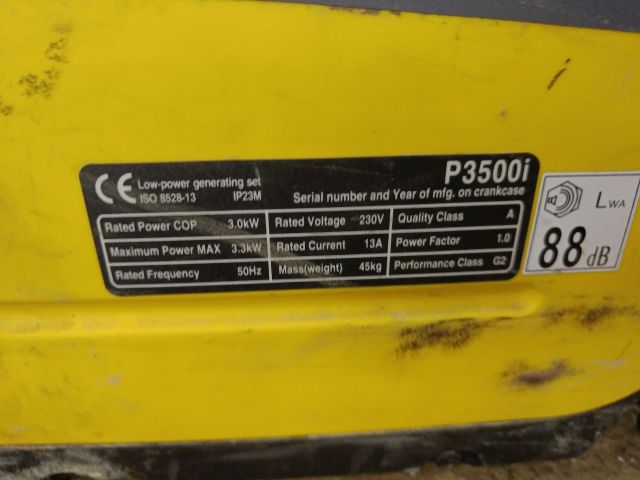 826039-18 Power plant Atlas Copco P3500i