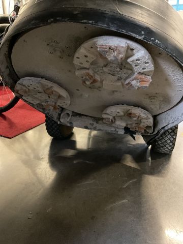 836620-12 Concrete grinder with vacuum cleaner HTC-650E