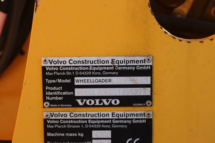 866796-31 Wheel loader Volvo L20F-P