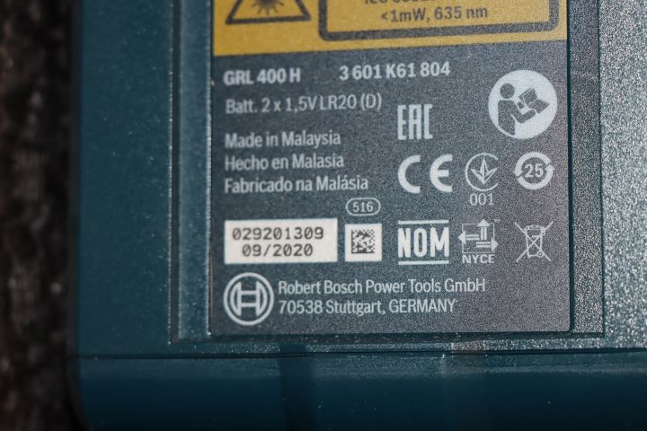 787983-8 Bosch GRL 400H Professional Rotary Laser