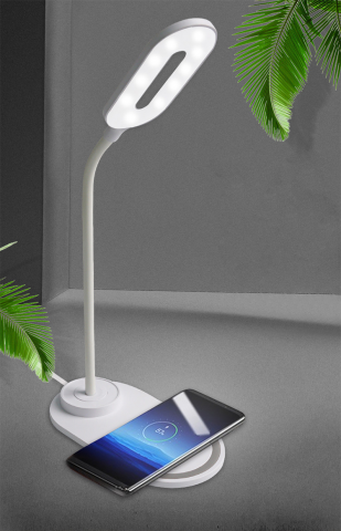 867412-2 LED lamp with built-in wireless charger - Free shipping