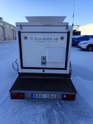 861417-6 Trailer HAPERT R13, 2010 with special cover. (Repair item)