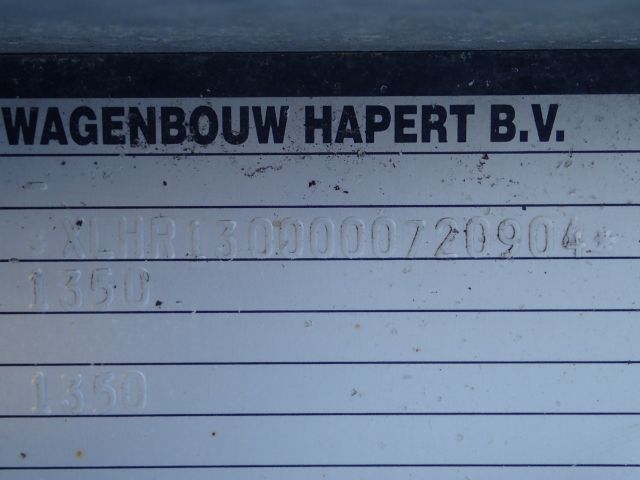 861417-49 Trailer HAPERT R13, 2010 with special cover. (Repair item)
