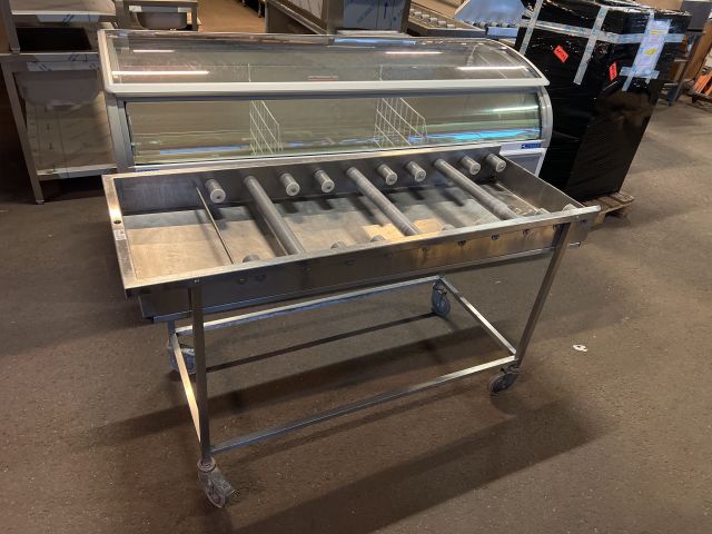 Discharge bench (right) on wheels approx. 160x65x90 cm - PS Auction ...