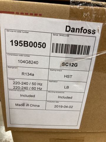 869839-2 Danfoss SC12G compressor