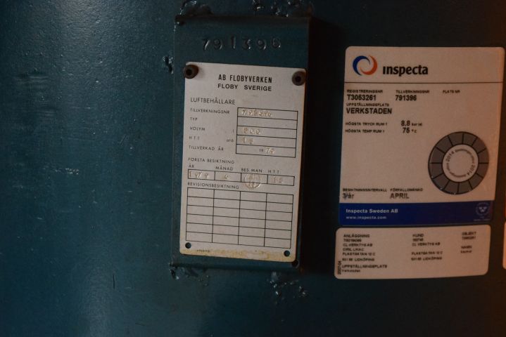 683386-5 Mattei compressor with air tank 500 l