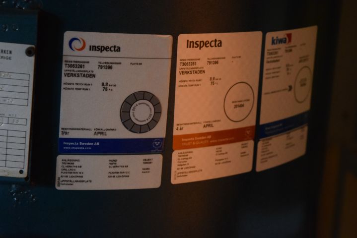 683386-6 Mattei compressor with air tank 500 l