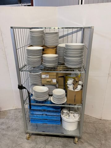 867473-1 Complete cage with Rörstran / Gustavsberg porcelain
