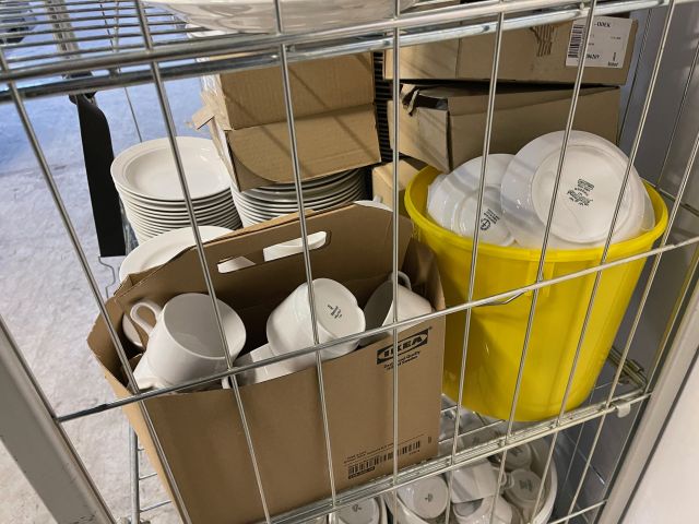 867473-8 Complete cage with Rörstran / Gustavsberg porcelain