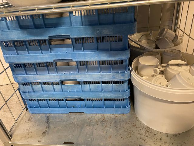 867473-9 Complete cage with Rörstran / Gustavsberg porcelain