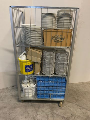 867473-11 Complete cage with Rörstran / Gustavsberg porcelain