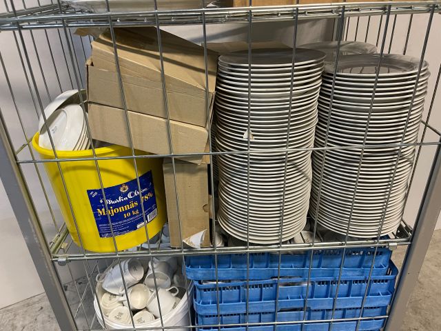 867473-12 Complete cage with Rörstran / Gustavsberg porcelain