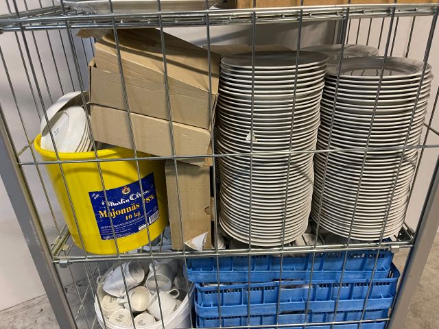 867473-13 Complete cage with Rörstran / Gustavsberg porcelain