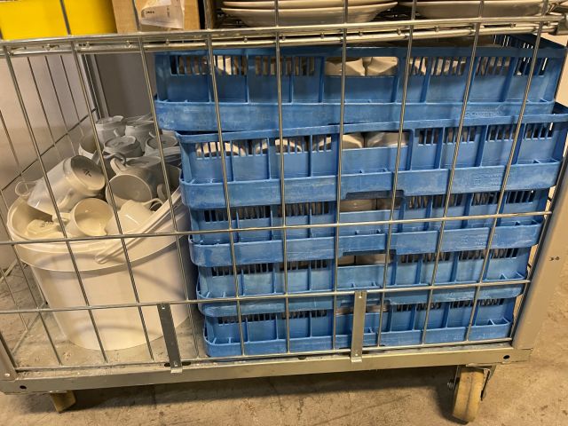 867473-14 Complete cage with Rörstran / Gustavsberg porcelain