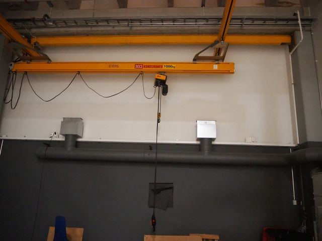 866104-16 Konecranes Bridge Crane 2 x 1000kg