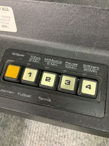 804234-4 SABA Videoplay Fairchild F8 incl. Controls, Games