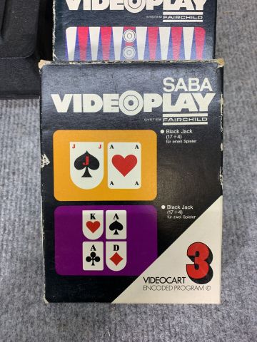 804234-8 SABA Videoplay Fairchild F8 incl. Controls, Games