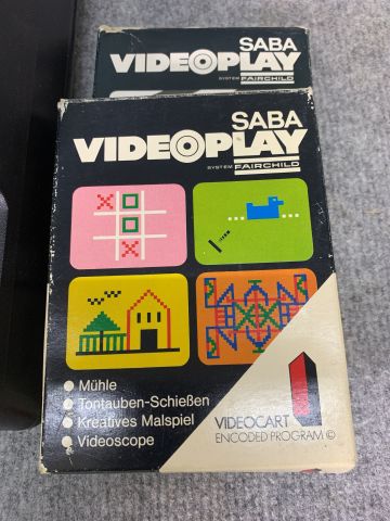 804234-10 SABA Videoplay Fairchild F8 incl. Controls, Games
