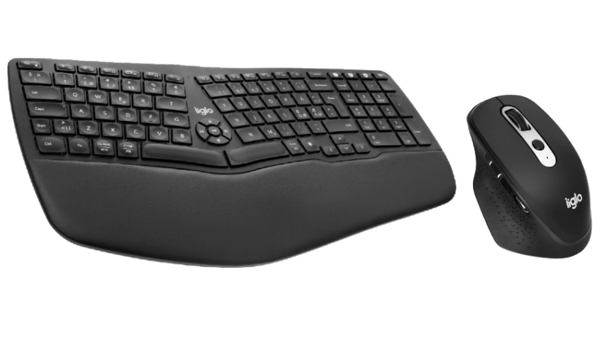 870257-1 Wireless keyboard & mouse, iiglo