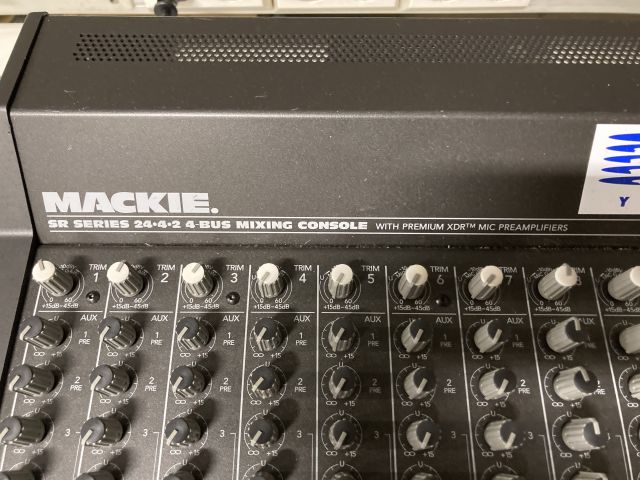 870305-3 Mackie SR 24.4-VLZ Pro SR Series 24x4x2 4 Bus Mixing Console