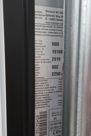 869852-6 Rocker door Hörmann Berry N80 / 902 2250x1920 mm