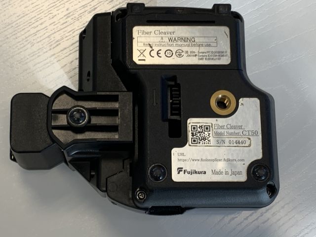 824430-12 Single fiber weld Fujikura 70S + with cap CT 50