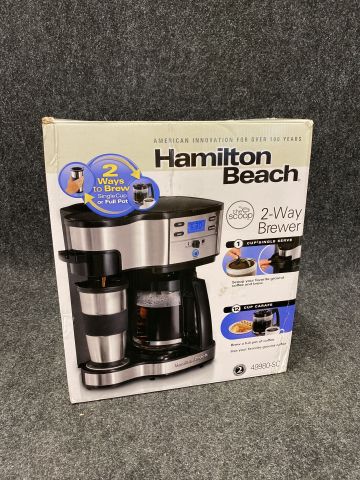 870076-2 Coffee maker Hamilton Beach The Scoop 2-way Brewer