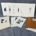 804242-1 Illustrations, political satire, Folke Johansson, 80+ pcs