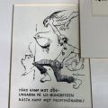 804242-3 Illustrations, political satire, Folke Johansson, 80+ pcs
